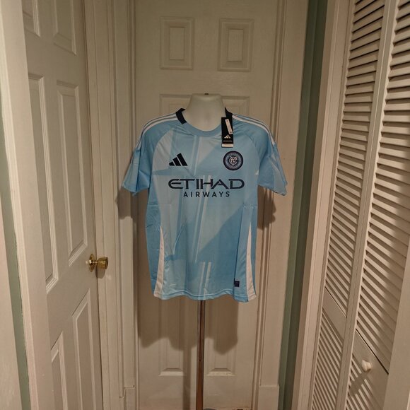 Adidas NYCFC 25/26 Home Jersey Men's Sizes S-XL Blue NWT New York City MLS - Picture 3 of 15